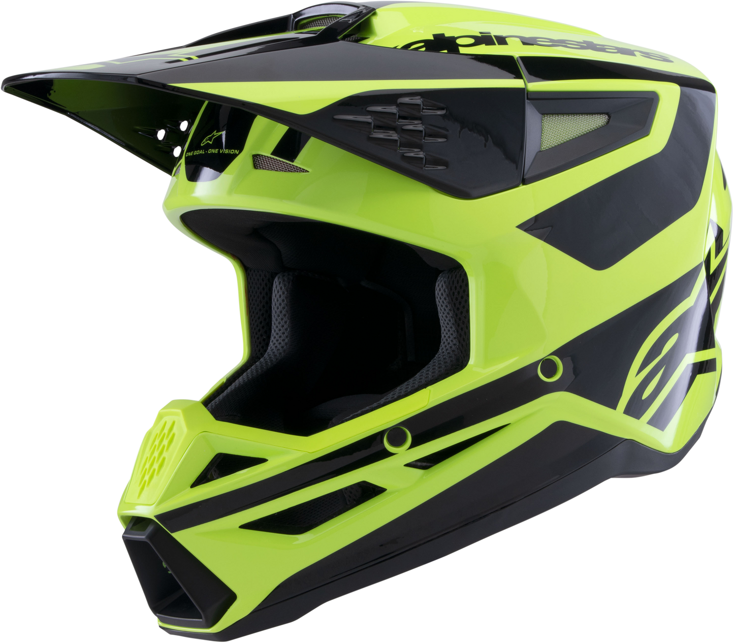 Sm3 Heat Helmet Yellow Fluo/Black Glossy Md