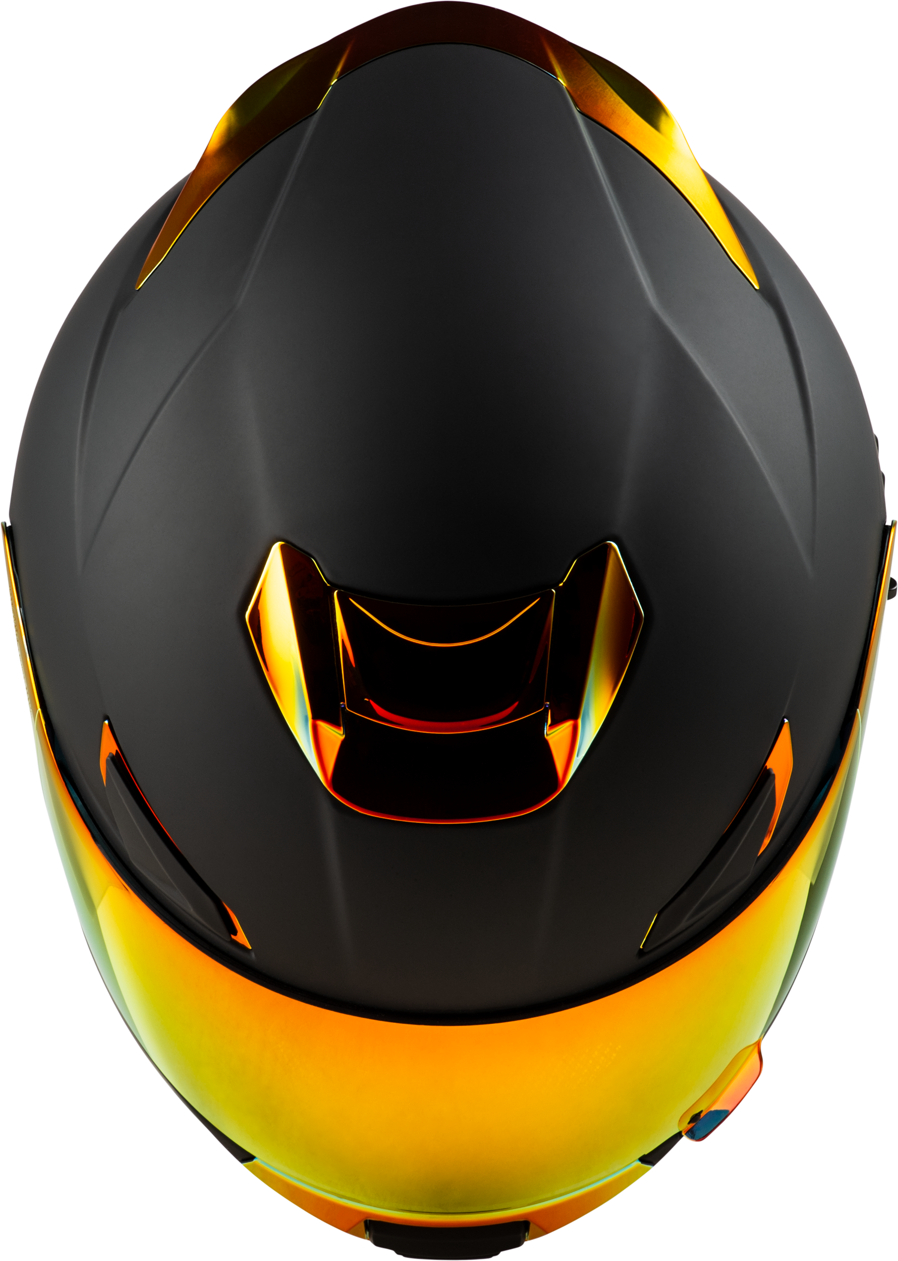 Sentinel Recon Helmet Matte Black/Fire Chrome Lg