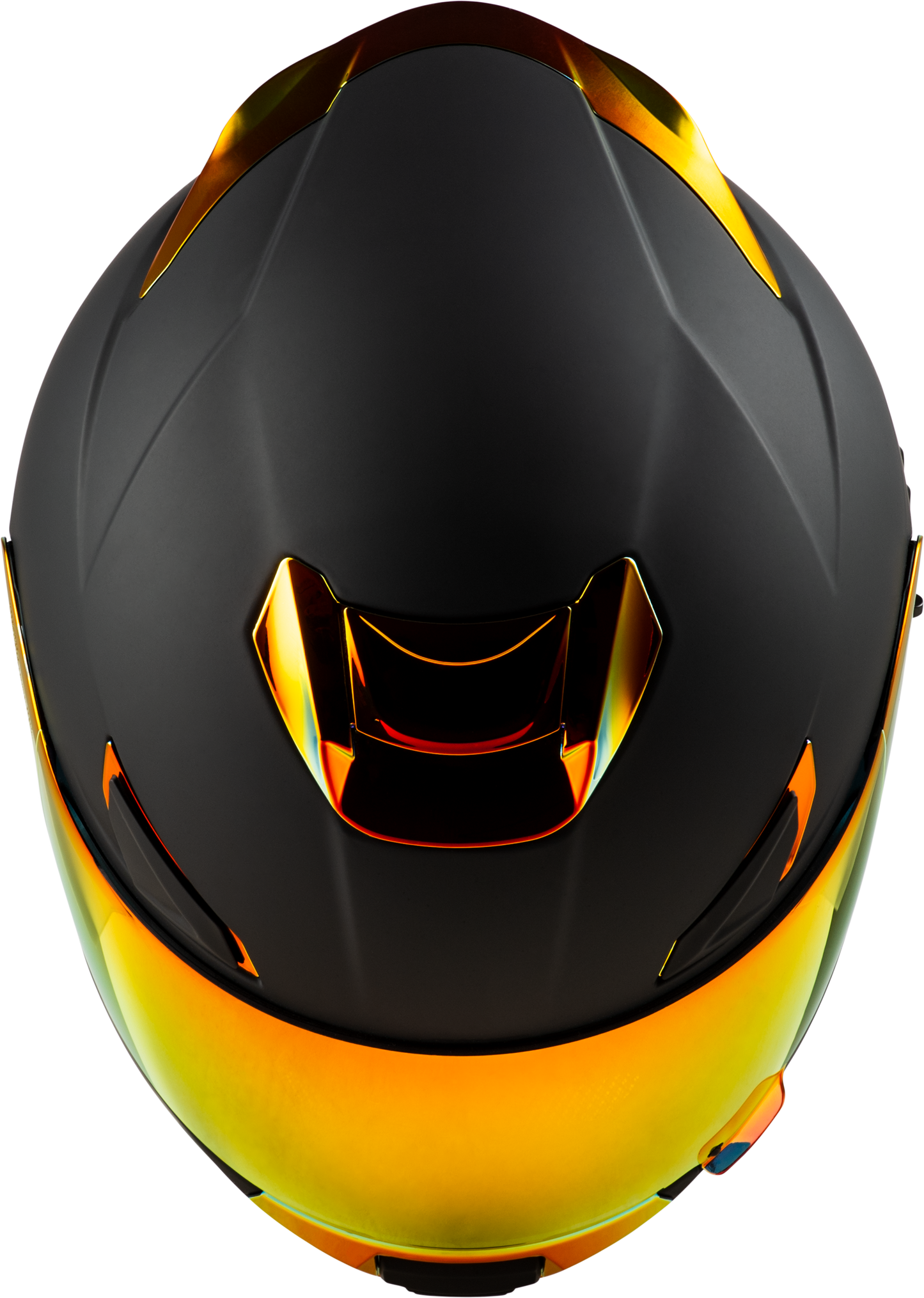 Sentinel Recon Helmet Matte Black/Fire Chrome 2x