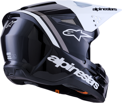 Sm3 Radium Helmet Blk/Wht/Gry Glossy 2x