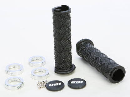 Atv X Treme Lockon Grip Black/Silver