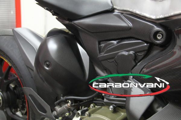 CARBONVANI - DUCATI 1199 PANIGALE CARBON FIBER SUBFRAME COVERS