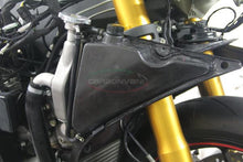 CARBONVANI - DUCATI 959 PANIGALE CARBON FIBER OIL COOLER TIP W/ LIQUID TANK AND DEFLECTORS