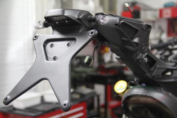 CARBONVANI - DUCATI 1199 PANIGALE CARBON FIBER LICENCE PLATE HOLDER (USA)