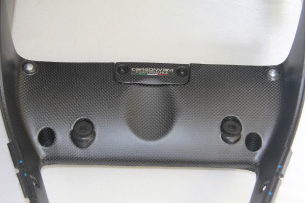 CARBONVANI - DUCATI 1299 PANIGALE CARBON FIBER OIL COOLER TIP W/ LIQUID TANK AND DEFLECTORS