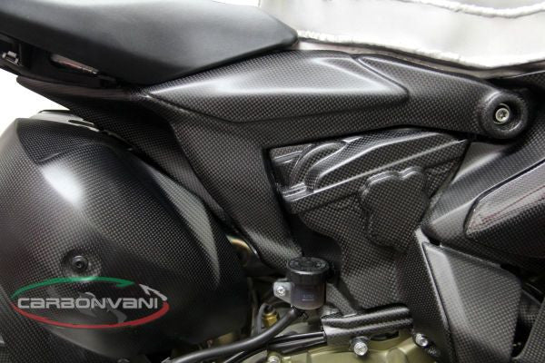 CARBONVANI - DUCATI 1299 PANIGALE CARBON FIBER SUBFRAME COVERS
