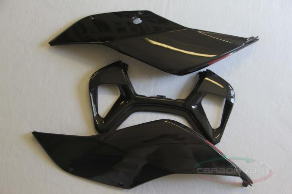 CARBONVANI - DUCATI 899 PANIGALE CARBON FIBER 3 PIECE TAIL SECTION  ROAD VERSION