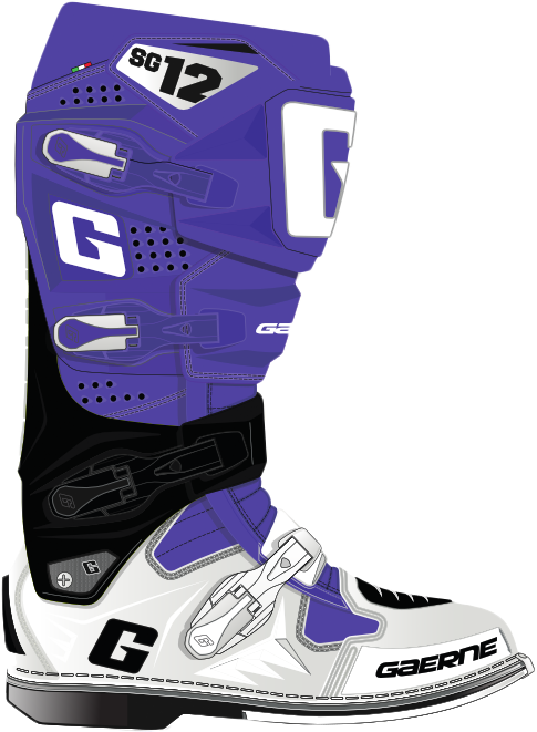 Sg12 Le Boot Purple/Black/White 13