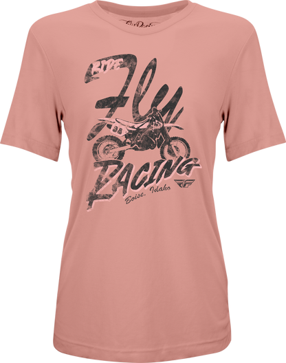 Fly Women's Vintage Tee Pink Sm