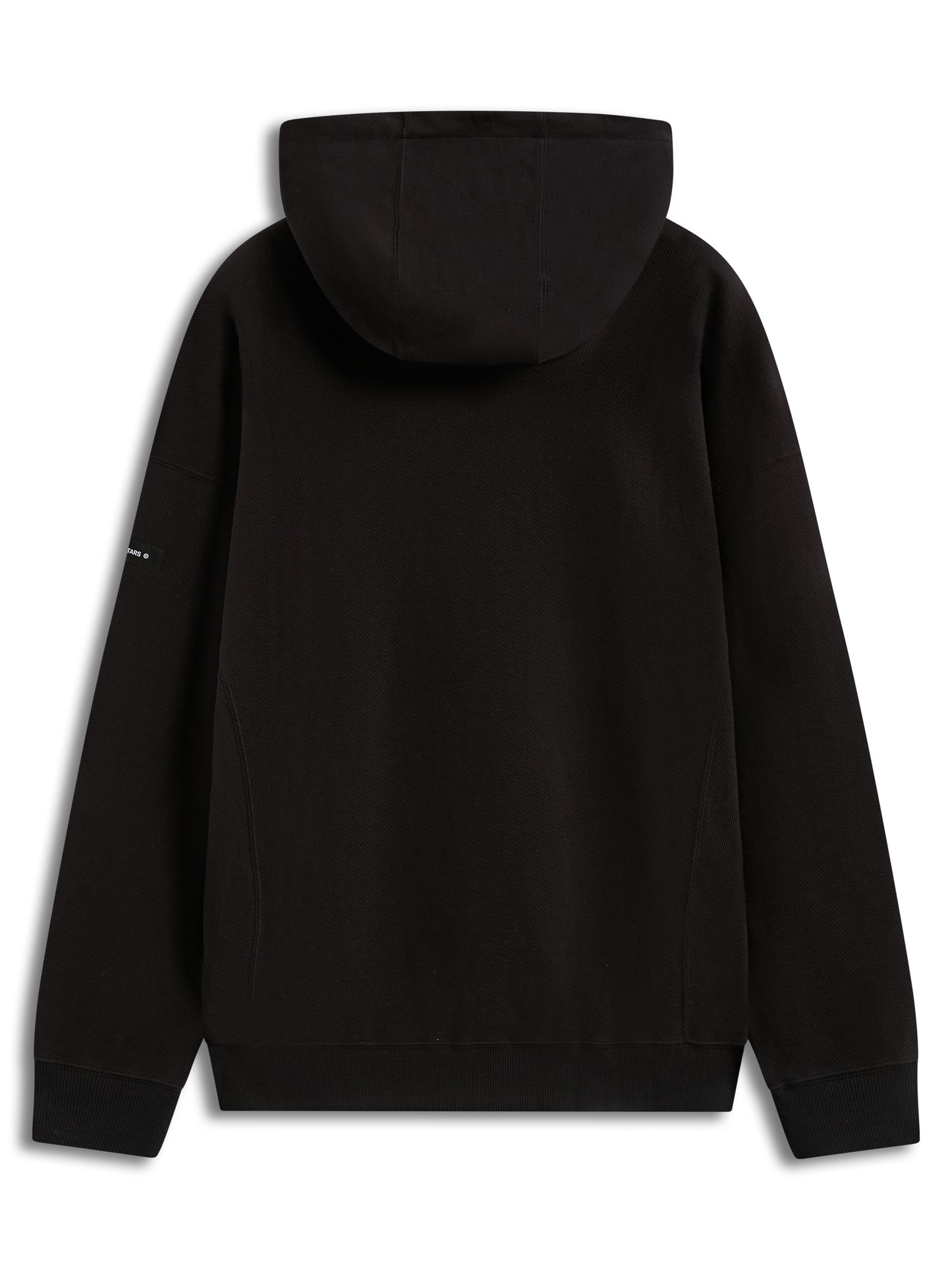 Camino Textured Ovrsizd Hoodie Off Black Xl