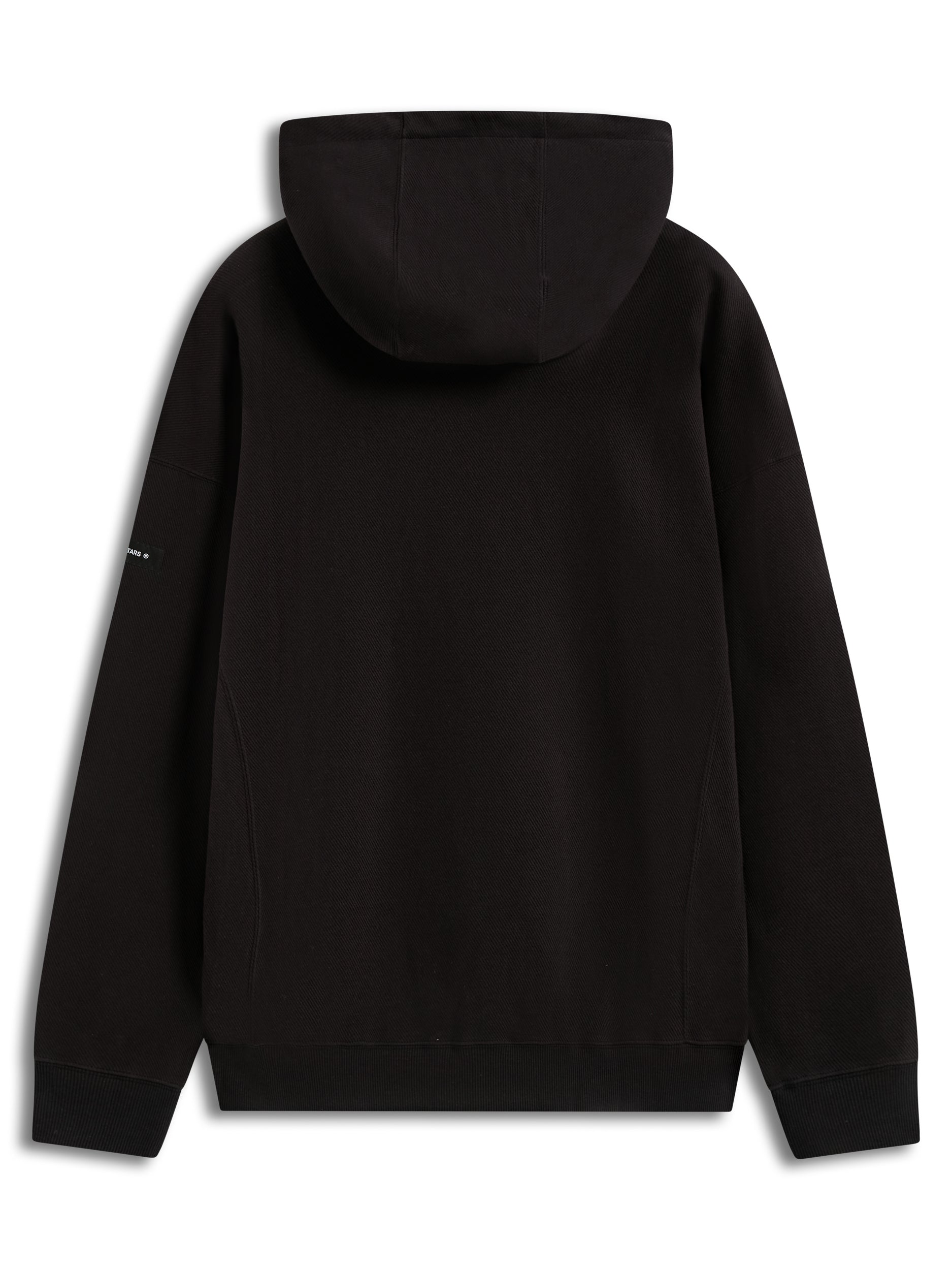 Camino Textured Ovrsizd Hoodie Off Black Xl