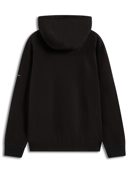Camino Textured Ovrsizd Hoodie Off Black Lg