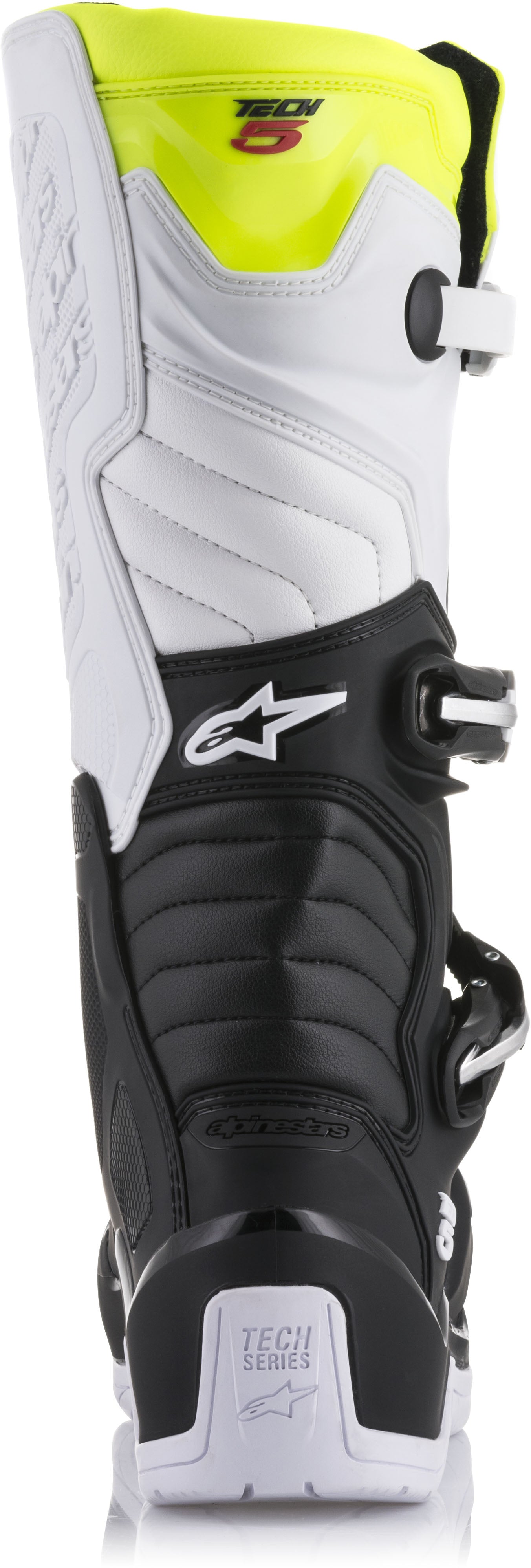Tech 5 Boots Black/White/Yellow Sz 07