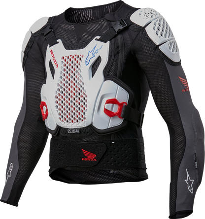 Honda Bionic + V2 Protection Jacket Blk/Wht/Blu/Br Red 2x