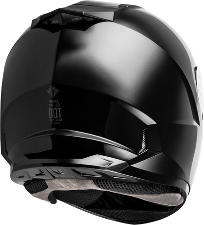 Ff 49 Solid Helmets Black Sm