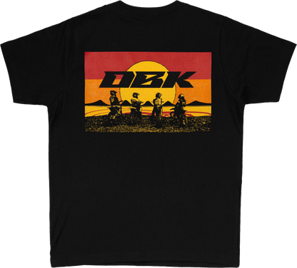 Sunday Stripe Youth Tee Black Yx