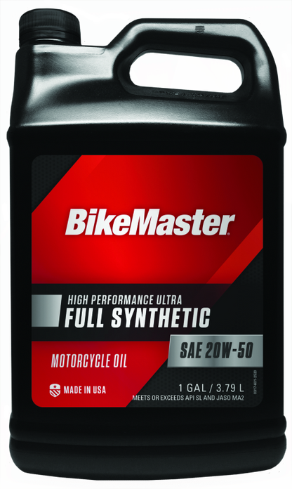 BikeMaster 20W50 Full Synthetic Oil - Gallon
