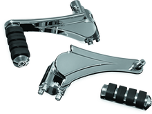 Kuryakyn Adjustable Passenger Pegs With ISO Small Pegs 10 and Up Chrome
