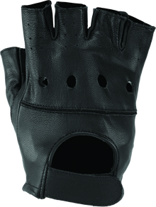 Kuryakyn Leather By River Road Diamond Shorty Gloves Black Womens - Large