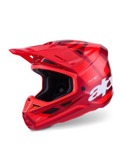 Sm7 Core Helmet Red Glossy 2x