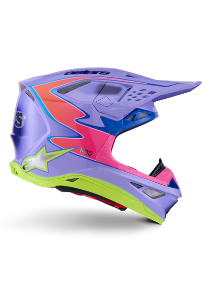 S M10 Jett Lawrence R01 Helmet Purp/Pnk Fluo/Ylw Fluo Gls Xs