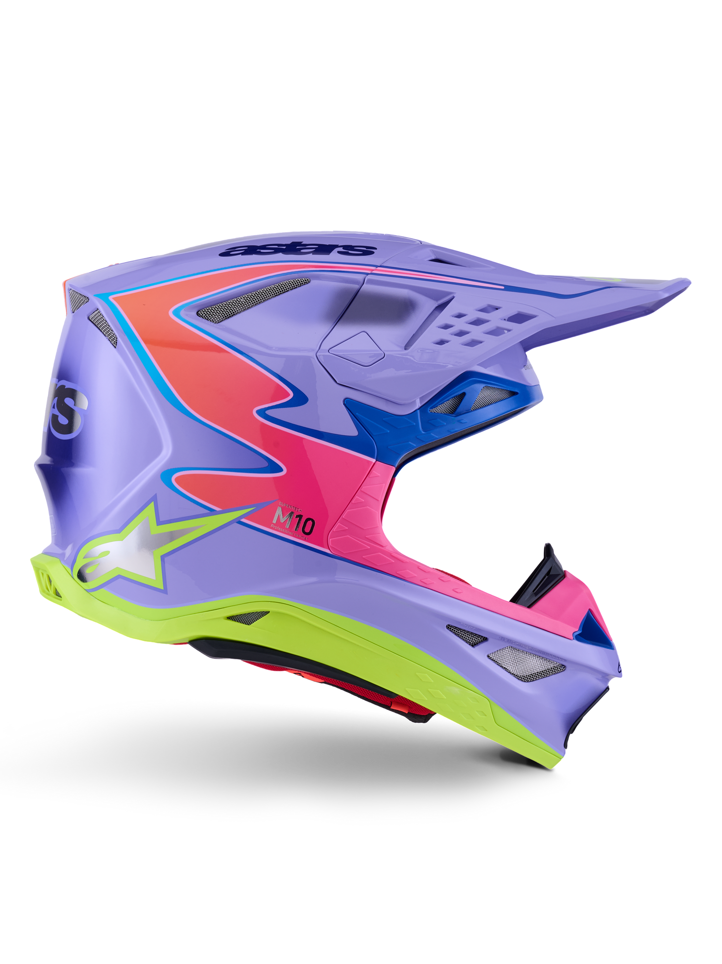 S M10 Jett Lawrence R01 Helmet Purp/Pnk Fluo/Ylw Fluo Gls Md