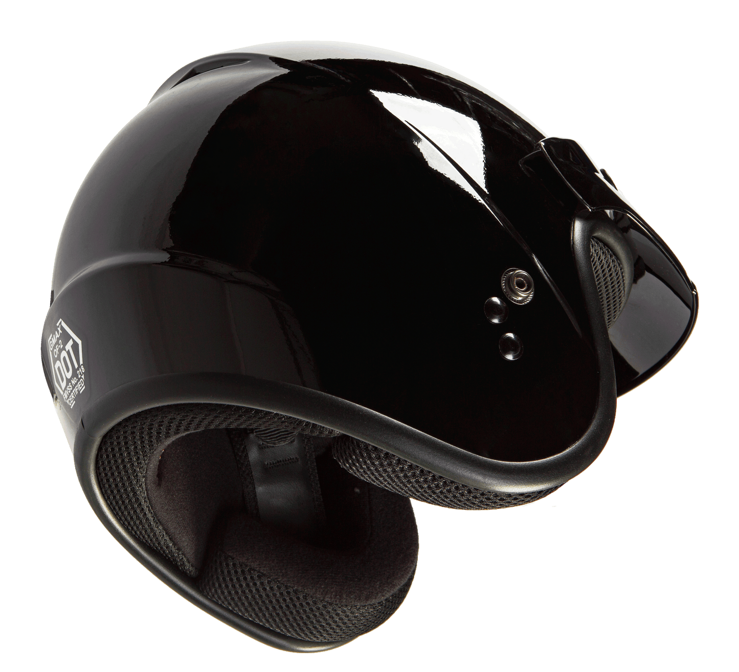 Of 2 Open Face Helmet Black Xs