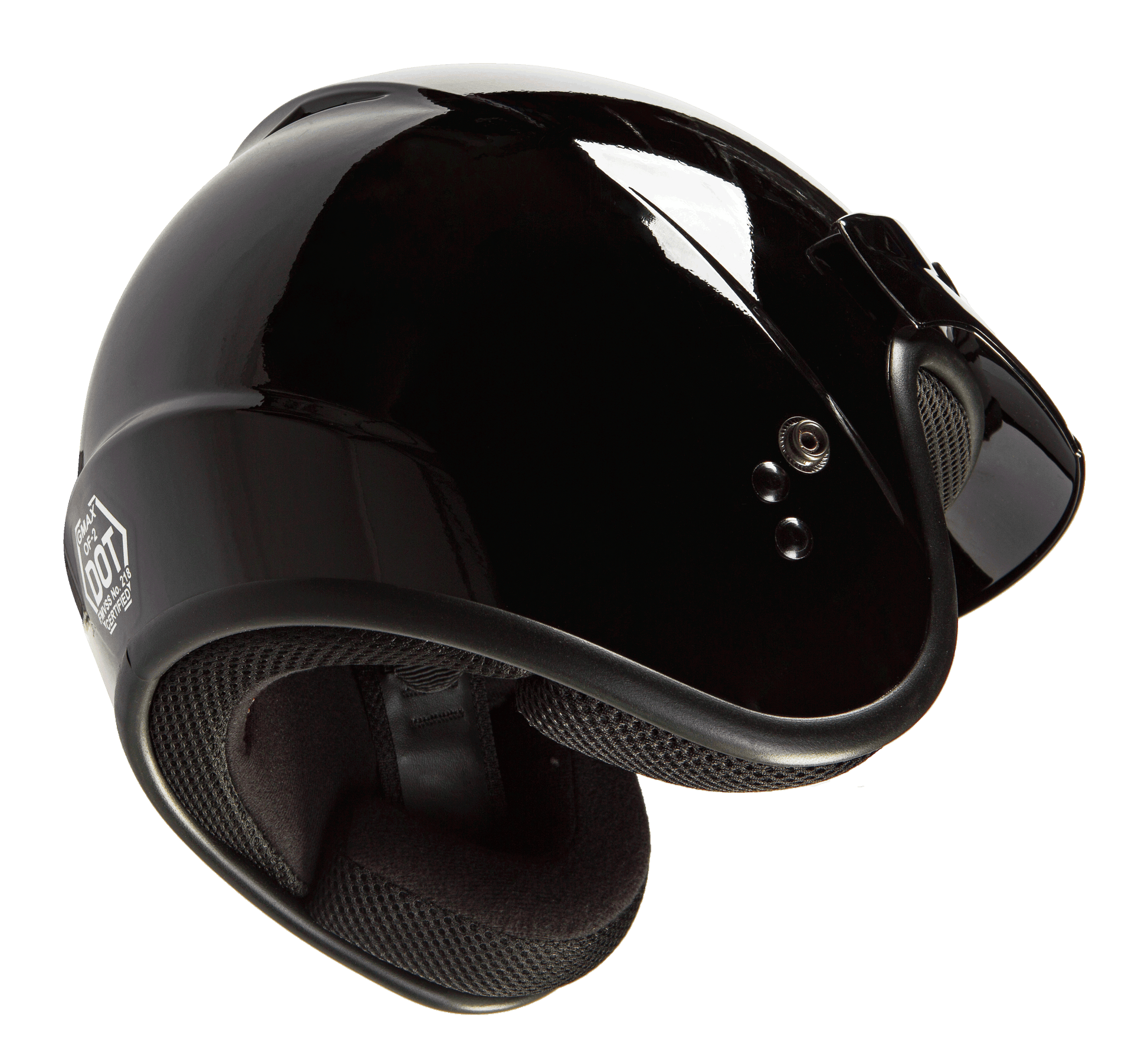 Of 2 Open Face Helmet Black Xs