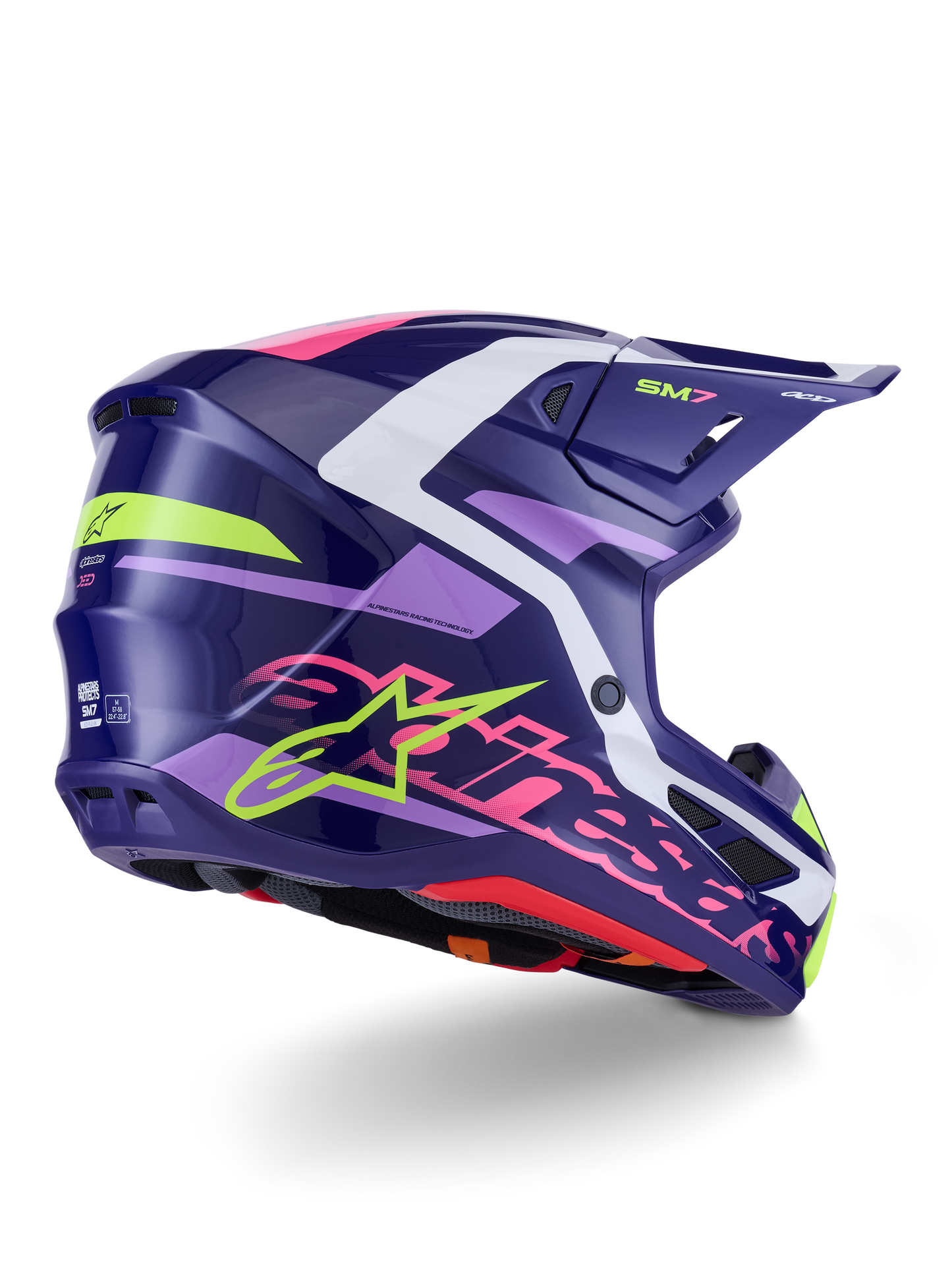 Sm7 Deed Helmet Purp/Pnk Glossy Xs
