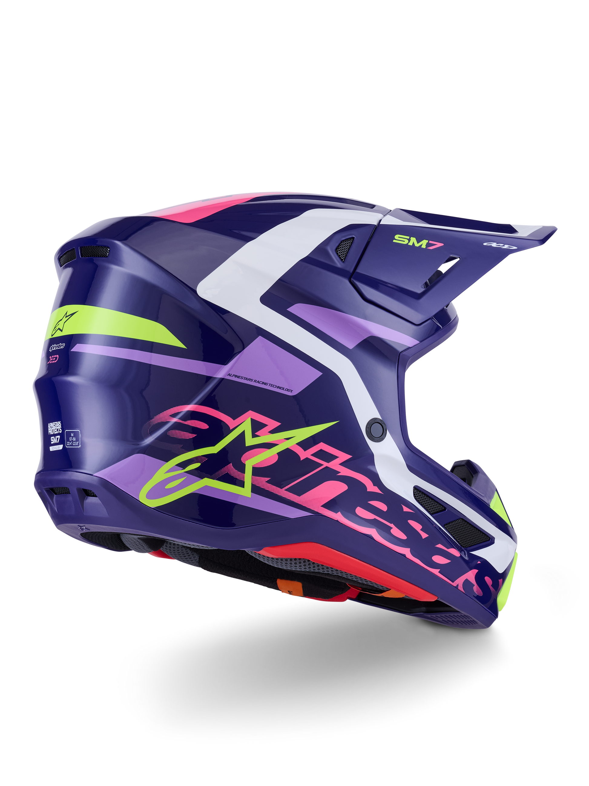 Sm7 Deed Helmet Purp/Pnk Glossy Xs