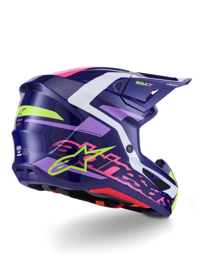 Sm7 Deed Helmet Purp/Pnk Glossy Xl