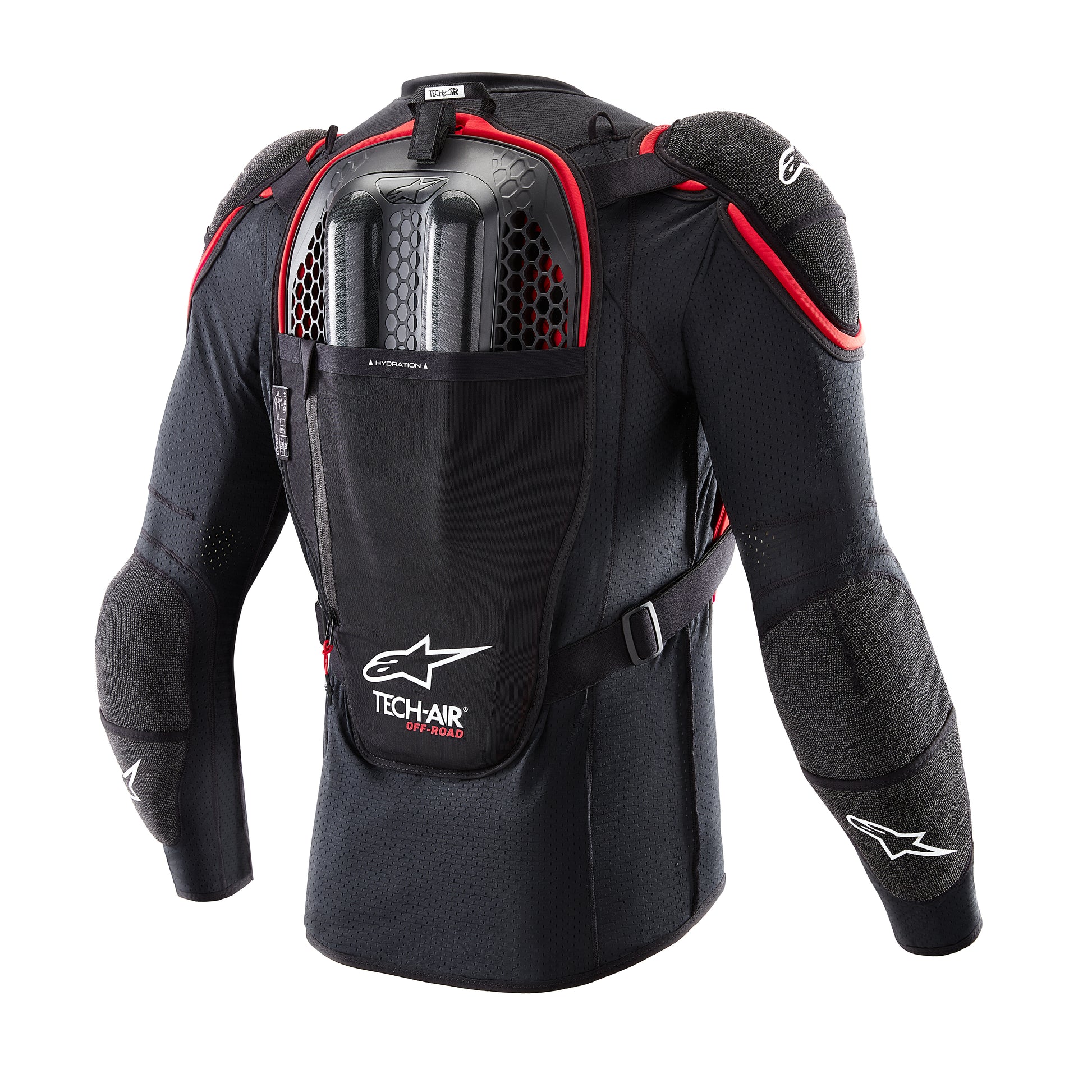 Tech Air Off Road System Black/Red Lg