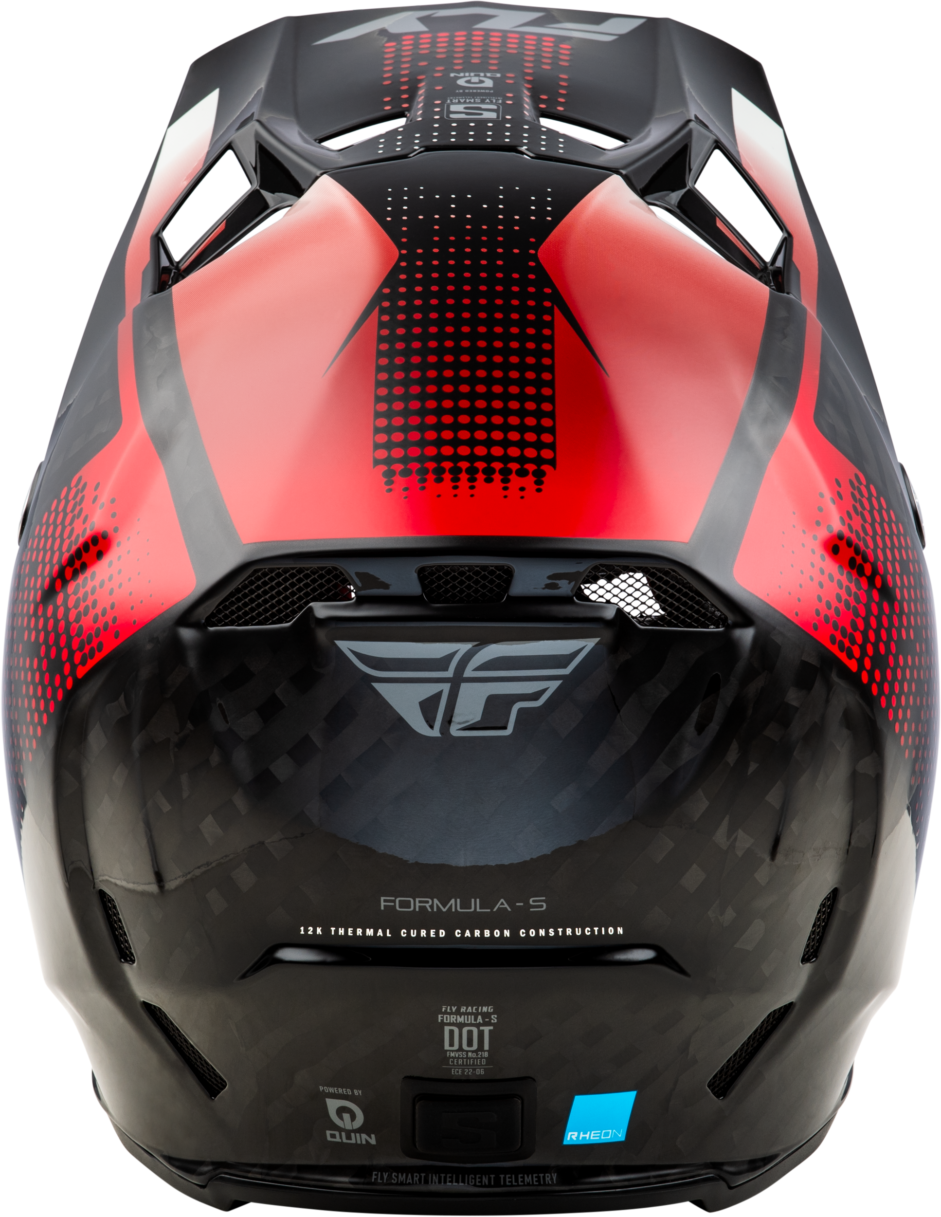 Formula S Carbon Protocol Helmet Black Carbon/Red Lg