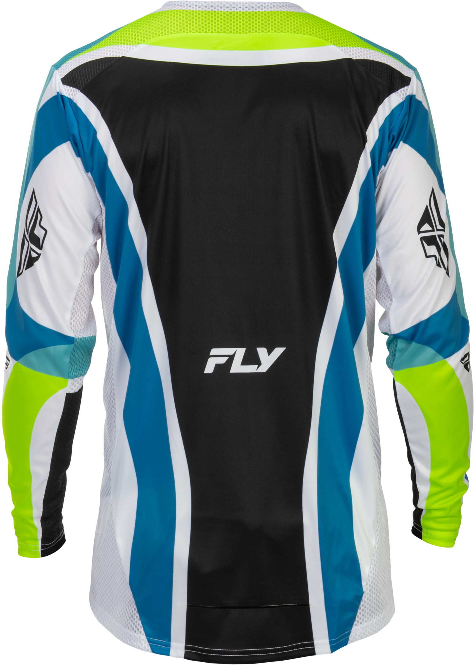 Lite Le Current Jersey White/Lime/Blue Lg