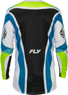 Lite Le Current Jersey White/Lime/Blue 2x