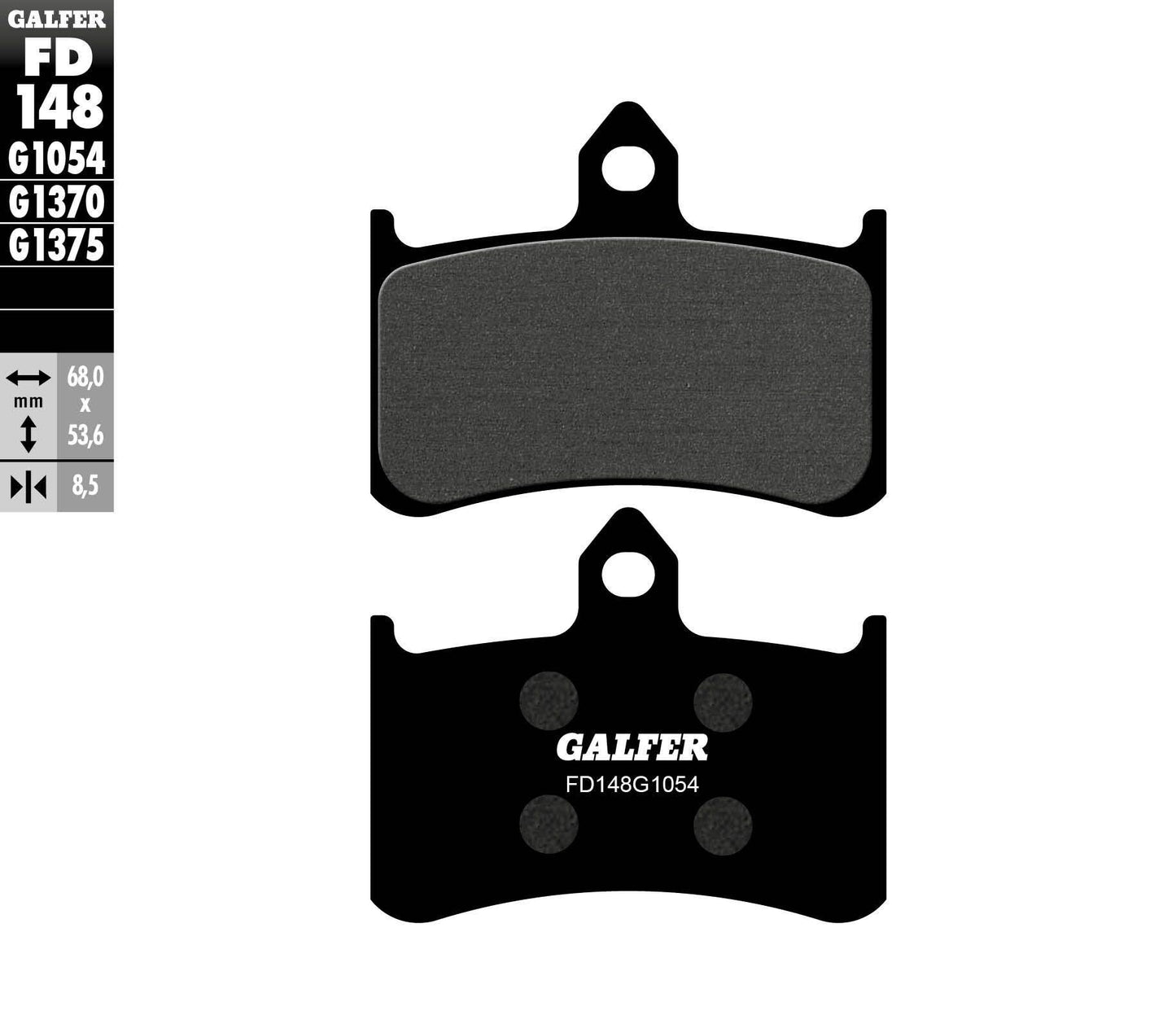 Brake Pads Semi Metallic Fd148g1054
