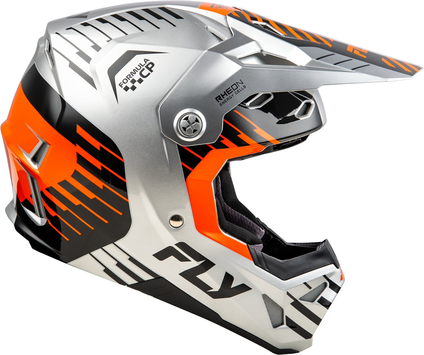 Youth Formula Cp Slice Helmet Grey/Orange/Black Yl