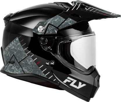 Fly Trekker Granite Helmet Black/Grey Sm