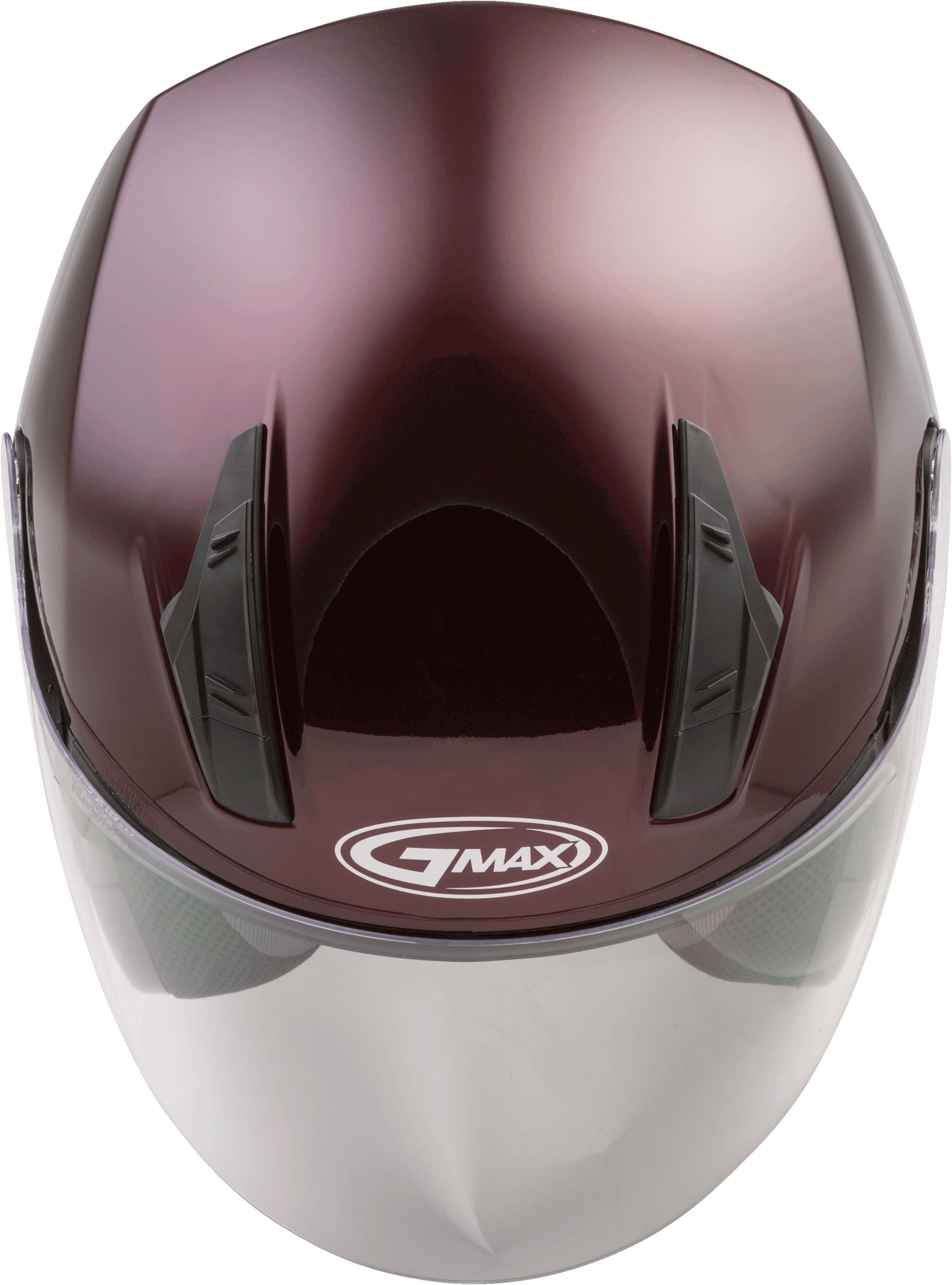 Of 17 Open Face Helmet Wine Red Xl