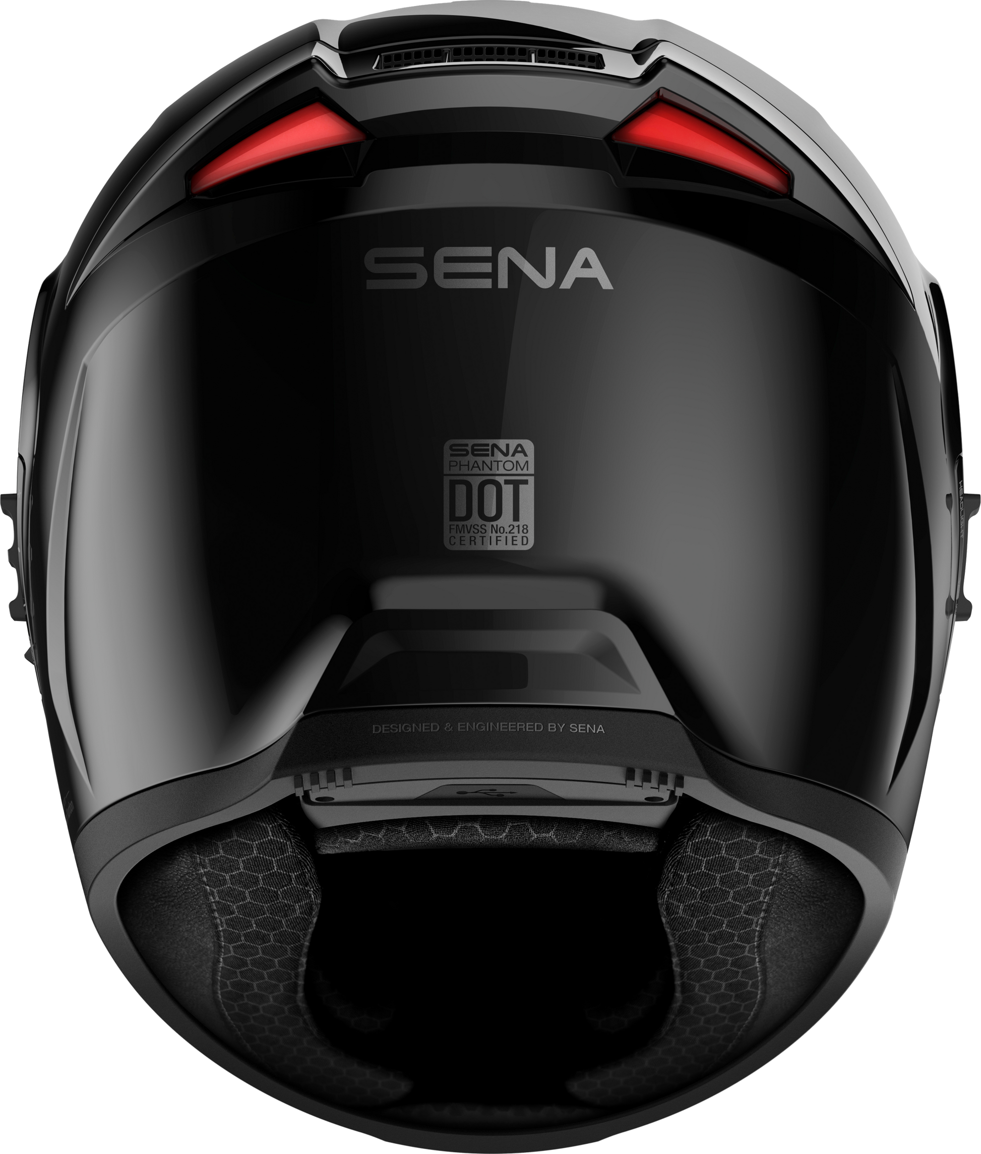 Phantom Ff Mesh Com Helmet Glossy Black Xl
