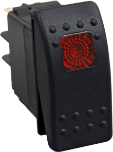 Lighted Rocker Switch Red