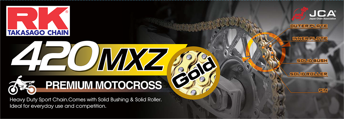 Gb420mxz Drive Chain Gold 420 X 132