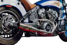 Indian Scout Mid Length Cannon Brushed Ss