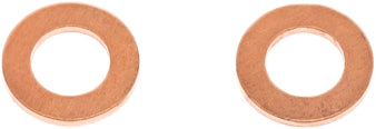 M8x15mm Copper Compression Washer 50/Pk
