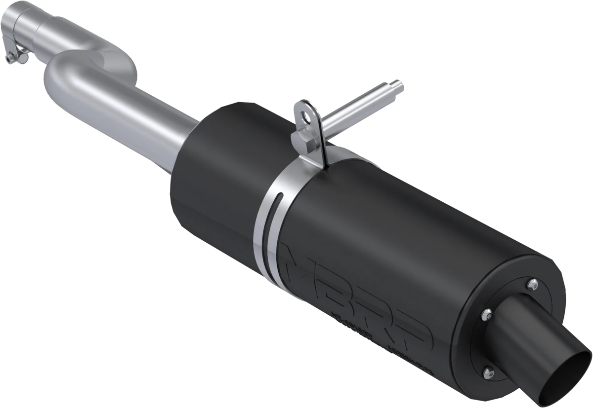 Single Slip On System W/ Sport Muffler Blk