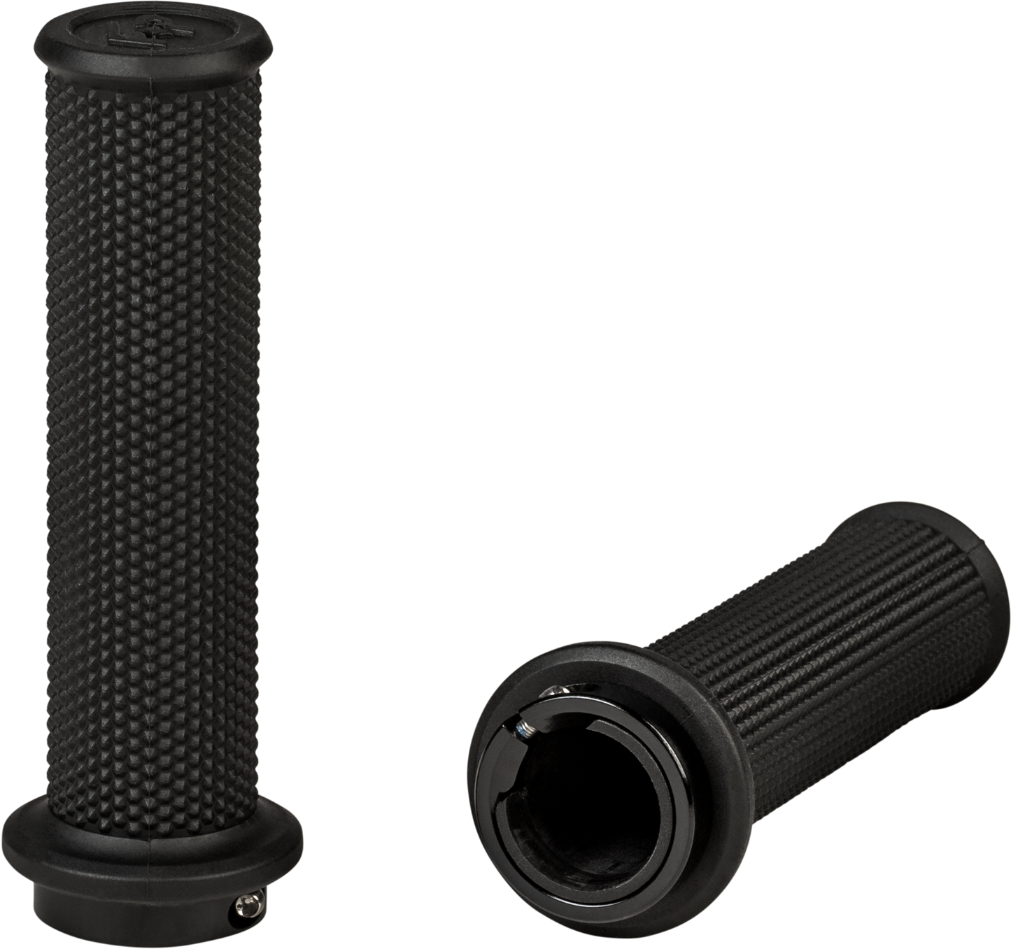 Control Atv Lock On Grips Black No Waffle