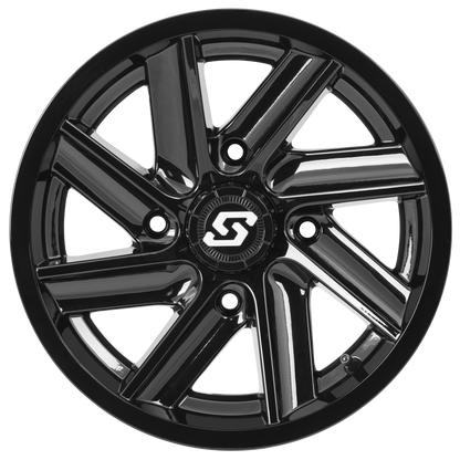 Chopper Wheel 14x7 4/137 5+2 (+10mm) Black