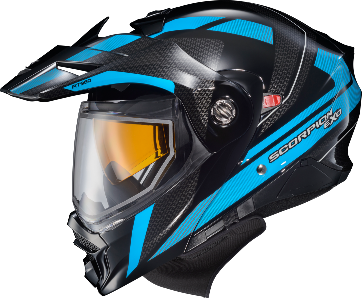 Exo At960 Cold Weather Helmet Hicks Light Blue Md (Electric)