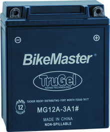 BikeMaster TruGel Battery - MG12A-3A1