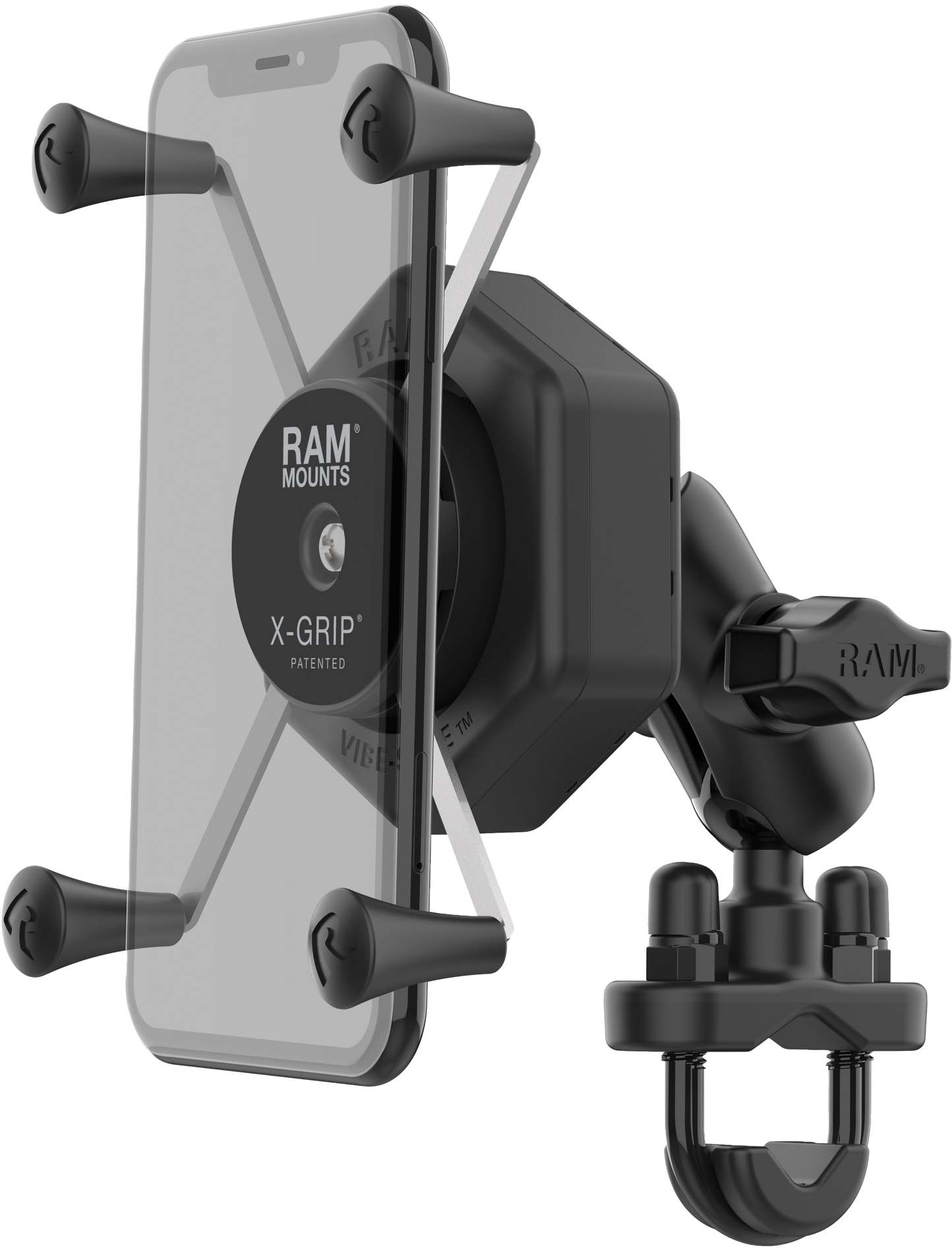 X Grip Vibe Safe L Phone Mount With U Bolt Base Medium